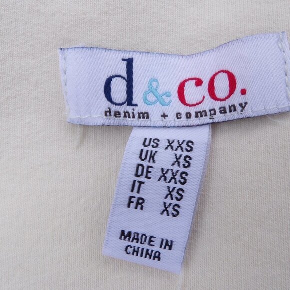 D & Co  Women's Stretchy Beige Jacket Button Front Women’s Size XXS. NWOT. - Picture 7 of 10